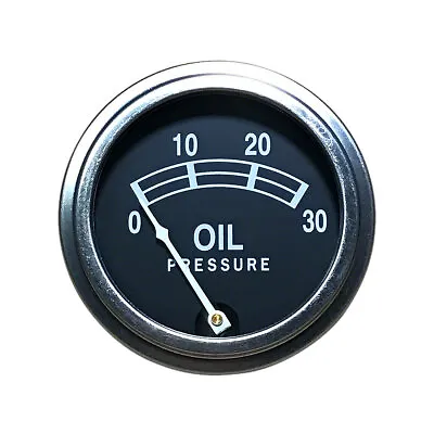 207834 Universal Oil Pressure Gauge (0-30 PSI)-Fits Allis Chalmers Tractor  B IB • $30.36