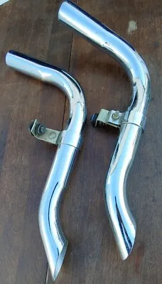 Vintage Pair Chrome Rear/Side Exhaust Pipes STP 200-1 For 402 Big Block • $165