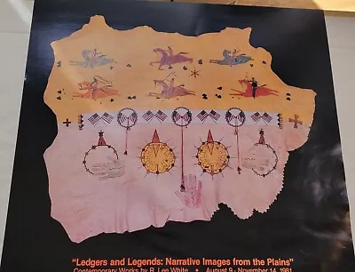 Poster Native Santa Fe New Mexico August November 1984 Legend Randy Lee White • $85