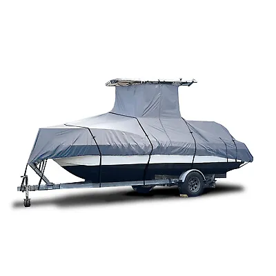 Heavy Duty Center Console T-Top Hard-Top Under Roof Fishing Boat Storage Cover • $188.99