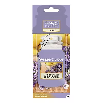 Yankee Candle Scented Car Jar® Lemon Lavender Up To 4 Weeks 12g 6.9cm X 8.1cm • £2.84