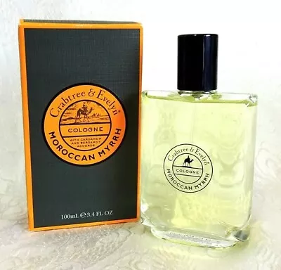 CRABTREE & EVELYN  MOROCCAN MYRRH COLOGNE SPRAY 3.4oz NEW OLD STOCK In BOX • $249.99