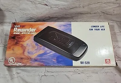 KINYO UV-520 VHS Video Cassette Tape Rewinder VCR TESTED WORKS • $38