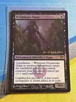 Magic The Gathering MTG Journey Into Nyx Prerelease Promo DOOMWAKE GIANT Foil • $2