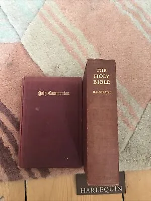 Vintage Holy Bible And Holy Communion Hardbacks 1912 & 1939 • £12