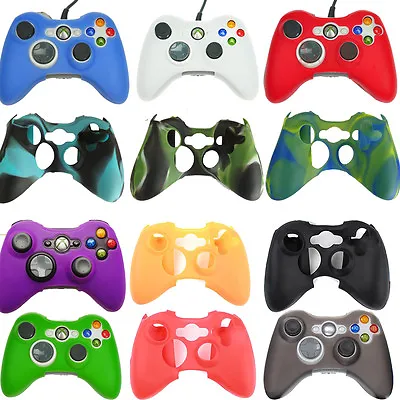 Silicone Soft Rubber Gel Grip Case Skin Cover For Xbox 360 Controller 18 Colors • $5.98
