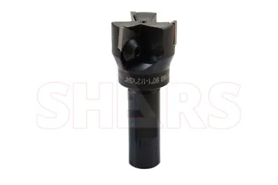 Shars 1-1/2 X 3/4  90° INDEXABLE END MILL + 3 TPG32 W/Certificate Save $76 P[ • $27.90