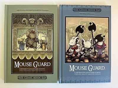 David Petersen Mouse Guard Free Comic Book Day (FCBD) 2012 And 2014 Hardcovers • $16.99