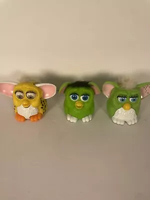 Furby McDonalds Happy Meal Toy 1998 Collection Lot Of 3 No Duplicates • $7.36