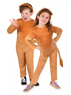 Rubies Lion Unisex Kids Animal Safari Dress Up Party Costume Jumpsuit Size 3-5 • $40