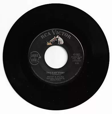 R & B 45 Mickey & Sylvia This Is My Story On Rca Strong Vg Original   • $9