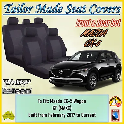 Tailor Made Seat Covers For Mazda CX5 (CX-5) KF MAXX Wagon: 02/2017 To Current • $151.02