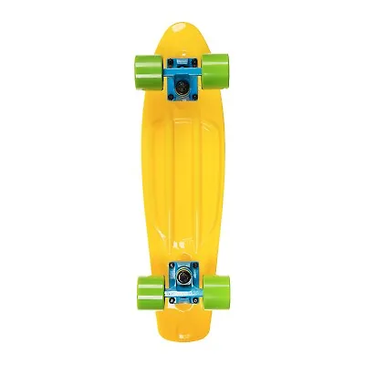 CircleR 22  Plastic Mini Cruiser Skateboard Complete Skateboard - Yellow • $36.99