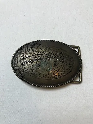 Tommy Hilfiger Brass Belt Buckle Vintage 1970's Designer Collectible  • $0.99