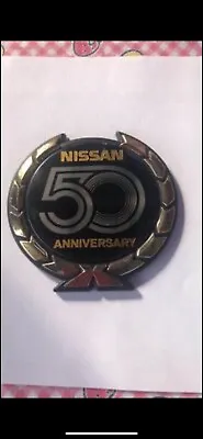 RARE DATSUN NISSAN 50th ANNIVERSARY Grille Emblem Badge Genuine 300ZX~ Z31 • $125