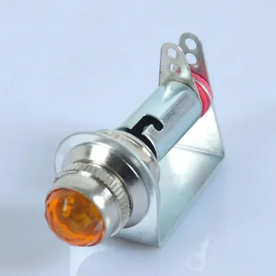 1pc Guitar Amp Orange Jewel Lamp Indicator Amplifier For Pilot Light Metal • $8.27