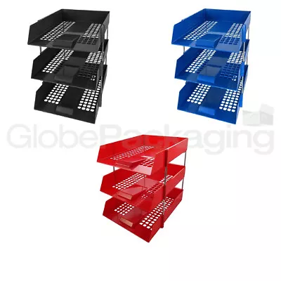 Letter Filing Trays In/out + Risers - Complete Sets *all Colours / Types* Fast • £178