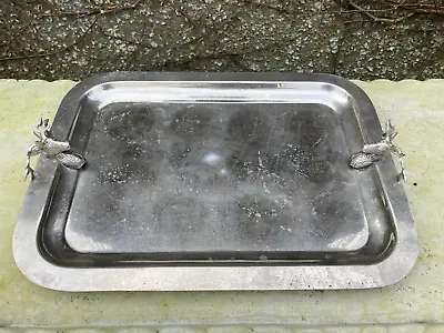 Kenneth Turner London Silver Plated Serving Tray. • £45