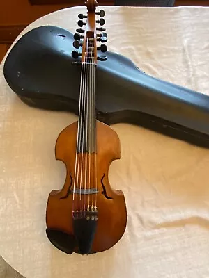 Restored Viola D'Amore Flamed Maple By Jonathan P Davey -1950’ • $3200