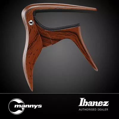 Ibanez IGC10W Guitar Capo For Acoustic & Electric Guitars (Wood Finish) • $39