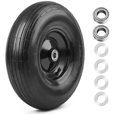 4.00-6 Tire And Wheel 13  Wheelbarrow Pneumatic Tire For Carts Replacement • $21.84