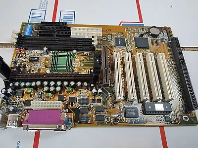 Slot 1 Full ATX SET ABIT BE6-II 440BX Vintage AGP PCI ISA RAID Controller Intel • $129.99