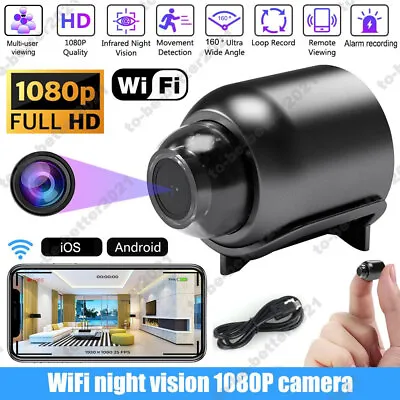 Mini Hidden Spy Camera Wireless Wifi IP DVR Night Vision HD 1080P Home Security • $11.69
