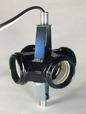 $9.10 • Buy New Phenolic 4 Light Edison Base Socket Cluster W/ 7  Wire Leads, 3.5  Ht. SC702