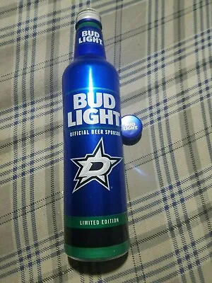 $7.99 • Buy Bud Light NHL Dallas Stars Limited Edition Aluminum Beer Bottle