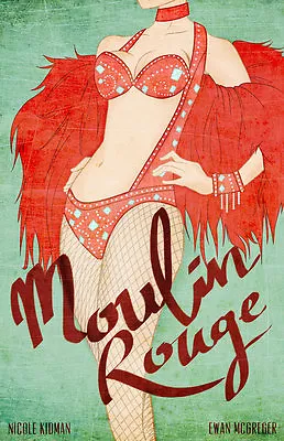 BURLESQUE NICOLE KIDMAN MOULIN ROUGE  Cm. 31x41 Poster  • $15