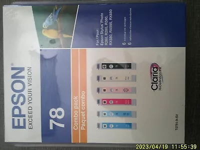 Genuine Epson 78 6 Pack Color Stylus Photo Combo • $69.99