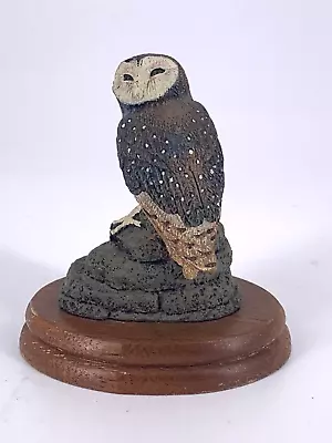 N.N. Deaton Masked Owl 1979 Painted Figurine • $10