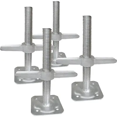 MetalTech Leveling Jacks Construction Scaffolding Platform 12-Inch (4 Pack) • $93.88