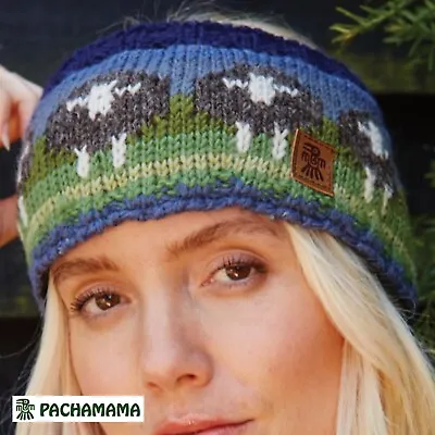 Pachamama - Wool Herdwick Flock Of Sheep Headband Ear Warmer • £14.95
