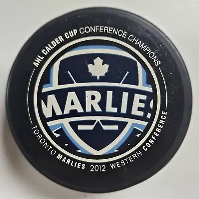 TORONTO MARLIES 2012 WESTERN CONFERENCE CHAMPIONS Hockey Puck AHL Calder Cup • $19.99