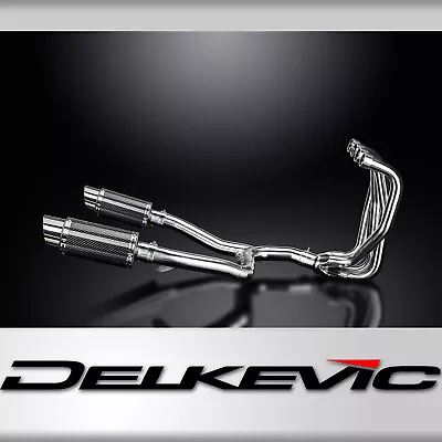 Kawasaki Zzr1100c/d 1990-2001 4 Into 2 200mm Round Carbon Exhaust System • $1059.95