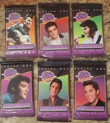 72 Elvis Presley Collector Cards In 6 Unopened Packs 1992 Various Cover Pics • $10.99