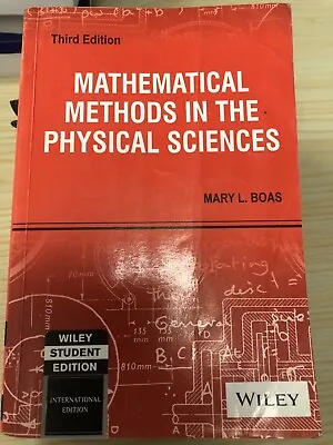 £62.29 • Buy Mathematical Methods In The Physical Sciences (third Edition) By Mary L. Boas