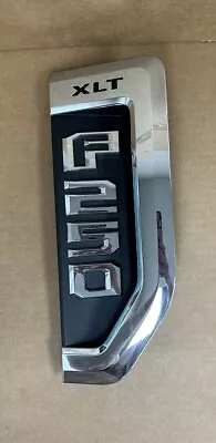 2017-2023 Ford F250 F-250 XLT Chrome Fender Emblem Right RH Passenger OEM • $45