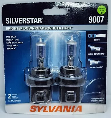 SYLVANIA 9007 SilverStar High Performance Halogen Headlight Bulbs (2) • $18.99