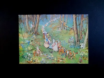 L296 Vintage Unused Margaret Tarrant Xmas Greeting Post Card ~ The Fairy Way   • $24