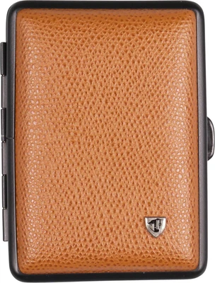 $46.25 • Buy Vom Hofe German ×14 Normal Cigarette Case / Cognac Soft Leather / Elastic Band