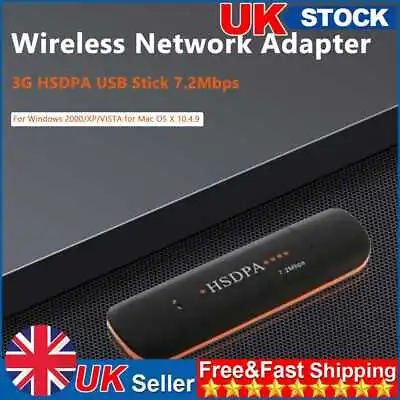 £10 • Buy 3G HSDPA USB Stick SIM Secure HSUPA USB MODEM Dongle TF Card For Mac OS X 10.4.9