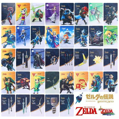2024 Hot NEW 37/38 Pcs Zelda Breath Of The Wild Amiibo NFC Game Cards For Switch • $29.33