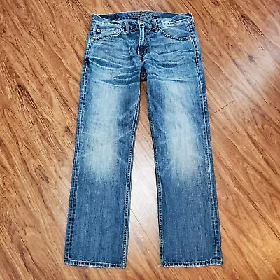 Abercrombie & Fitch Jeans Mens Size 32x29 Blue Medium Wash Denim Straight Leg • $12.95