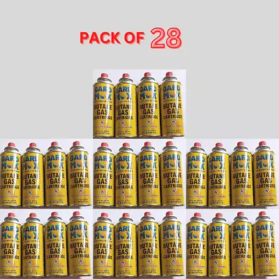 £34.99 • Buy 28x Butane Gas Bottle Canisters For Portable Stove Cooker Grill Heaters Camping