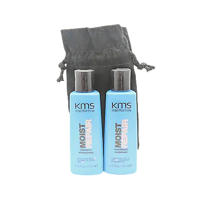 KMS Moist Repair Shampoo & Conditioner (75 Ml) Travel Pack With Velvet Pouch • $21.45