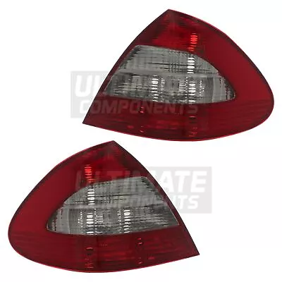 Mercedes E Class W211 Saloon 2006-2010 Rear Back Tail Lights Lamps Smoked 1 Pair • $268.95