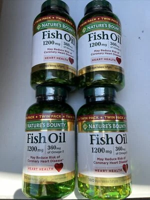 $36.95 • Buy Natures Bounty Fish Oil 1200 Mg 4 Pack. 4/23