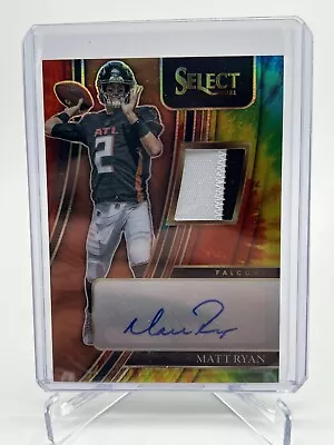 2021 Select Tie Dye Patch Matt Ryan Auto /15 Falcons • $7.50